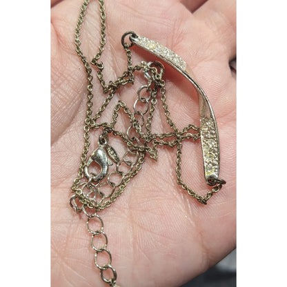 Vintage Avon Mona Twist Rhinestone Necklace