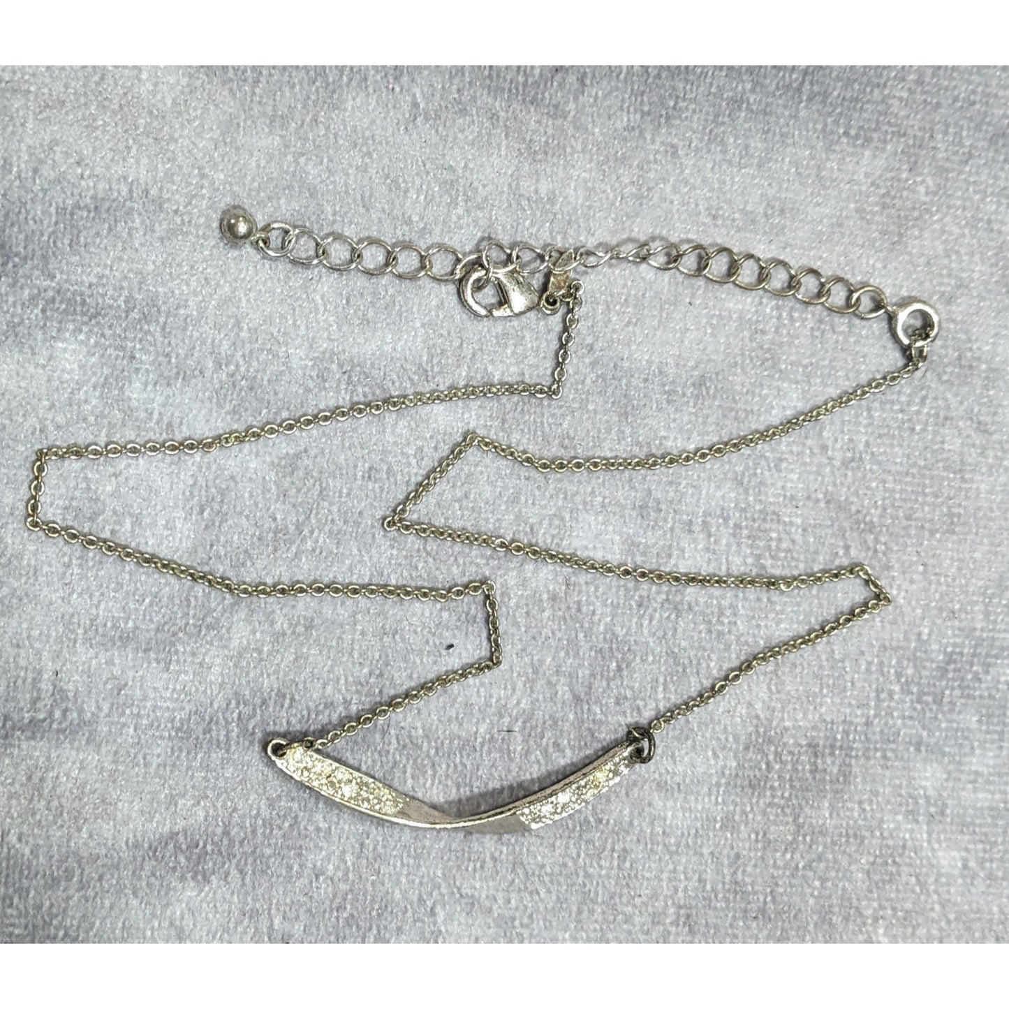 Vintage Avon Mona Twist Rhinestone Necklace