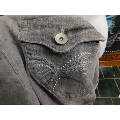 L.E.I. Ashley Lowrise Skinny Jeans Faded Grey