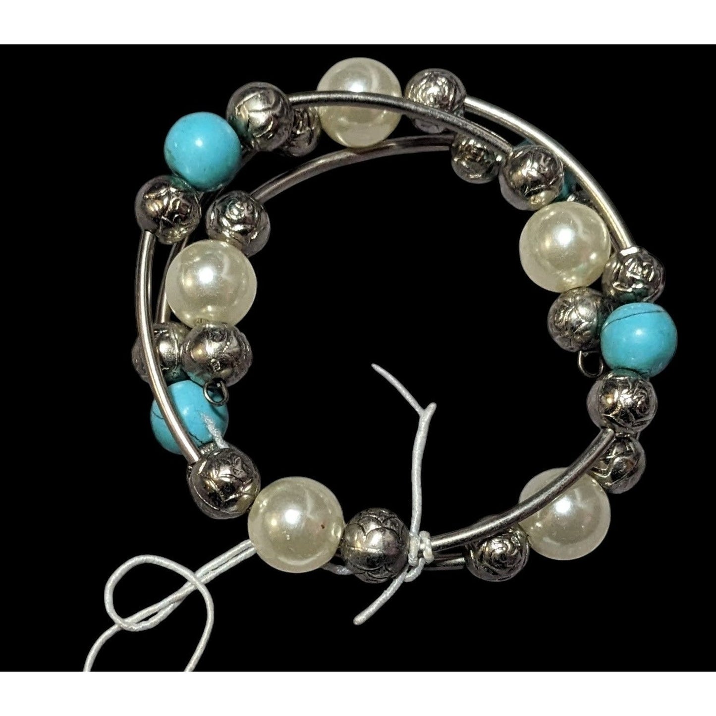 Coastal Luxury by Sand Shack Beaded Coil Bracelet