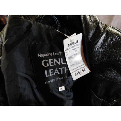 Vintage Napoline Leather Outfitters Genuine Leather Jacket NWT