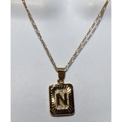 Modern Chic Bracha N Initial Pendant Necklace