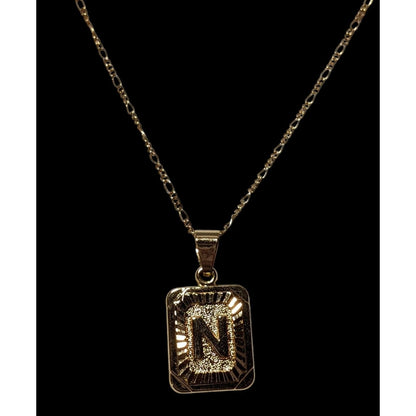 Modern Chic Bracha N Initial Pendant Necklace