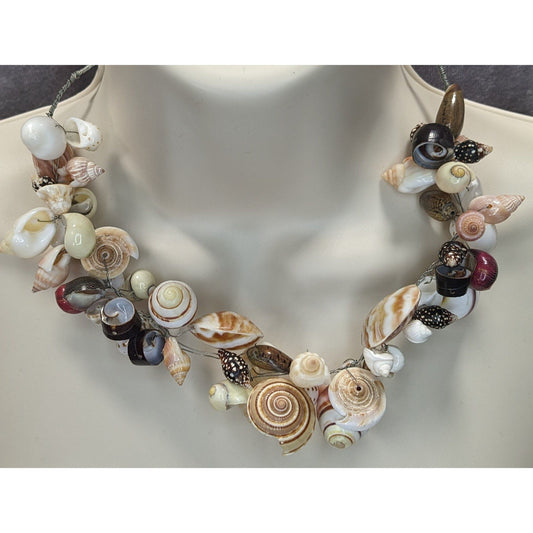 Vintage Handmade Mermaidcore  seashell Necklace