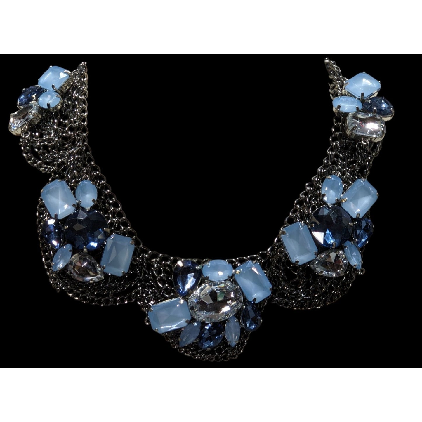 Simply Vera Vera Wang Fairy Glam Blue Gemmed Statement Necklace