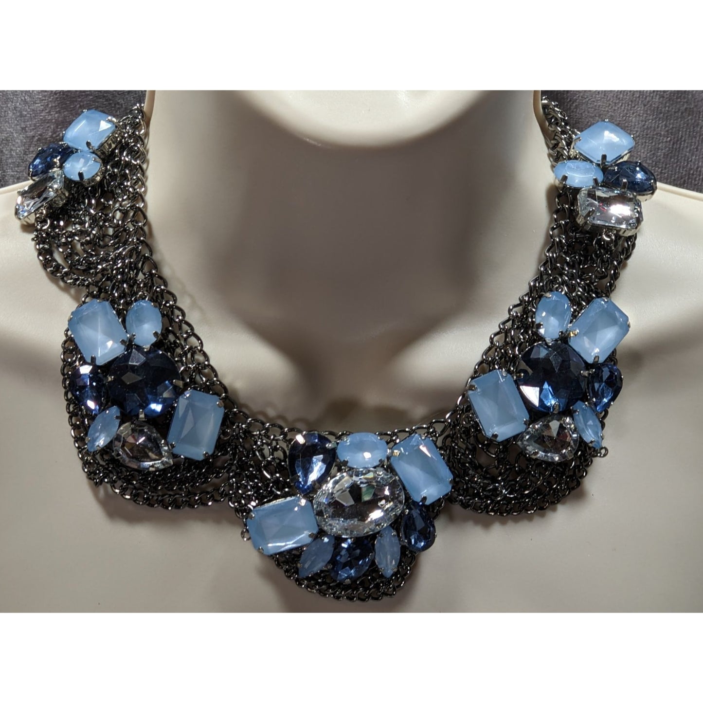 Simply Vera Vera Wang Fairy Glam Blue Gemmed Statement Necklace