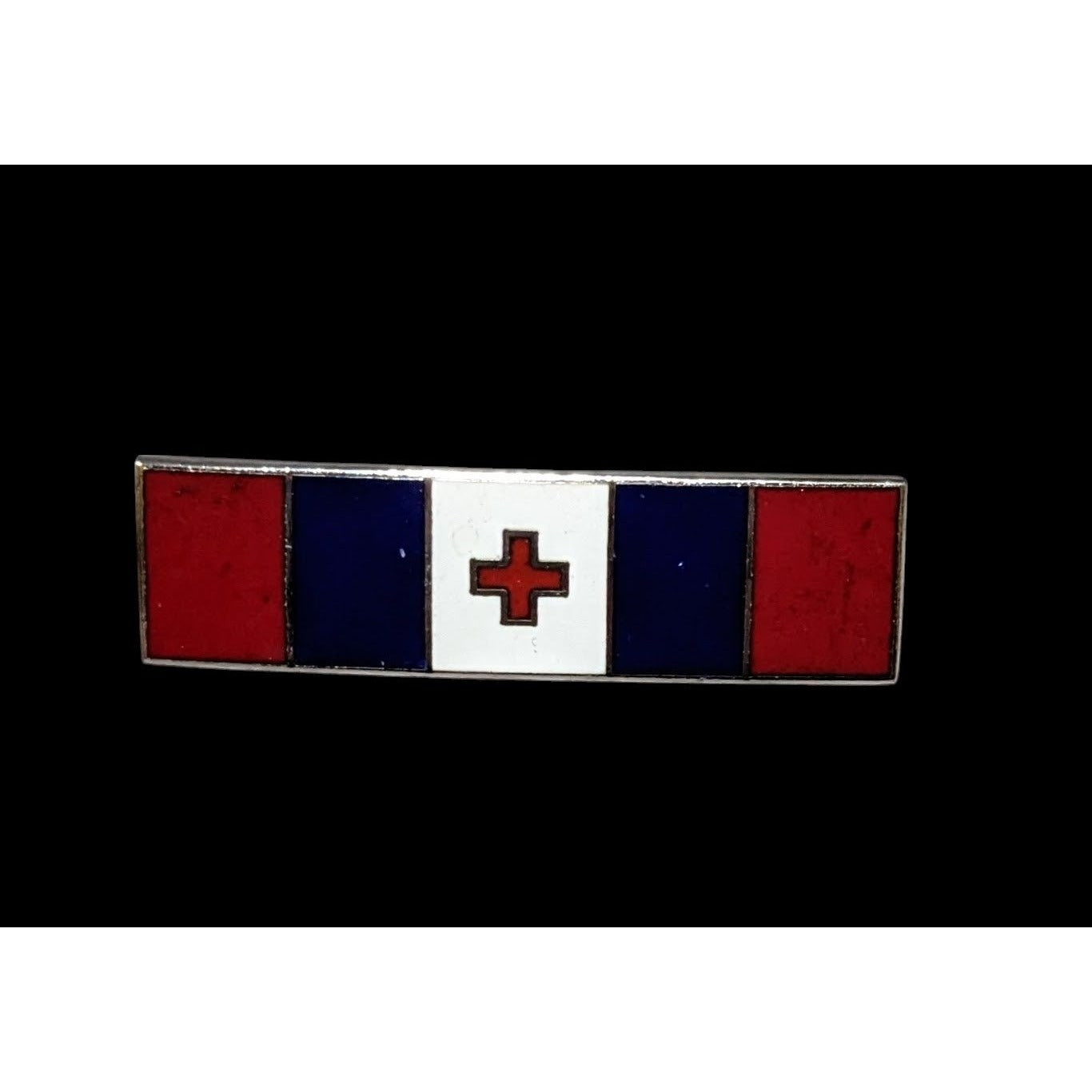 Red White And Blue Medical Cross Pin/Badge