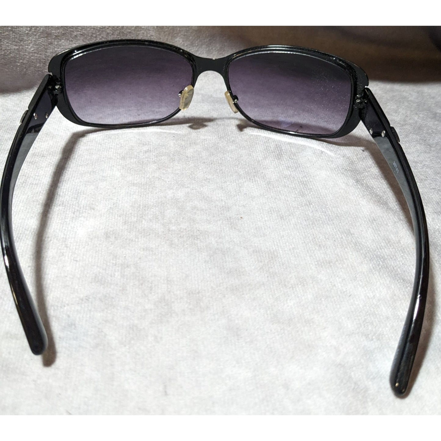 Rocco Originals Black Sunglasses With Rhinestone Accents