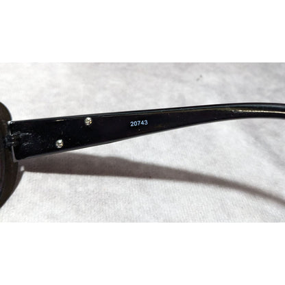 Rocco Originals Black Sunglasses With Rhinestone Accents