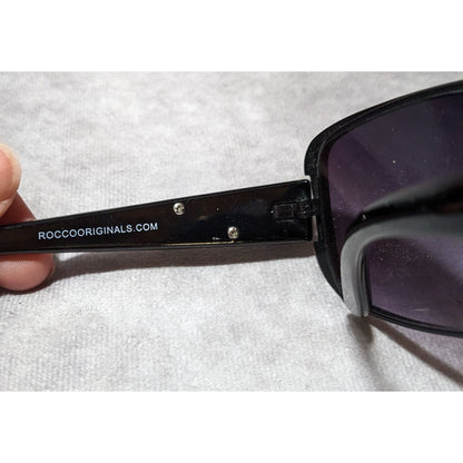 Rocco Originals Black Sunglasses With Rhinestone Accents