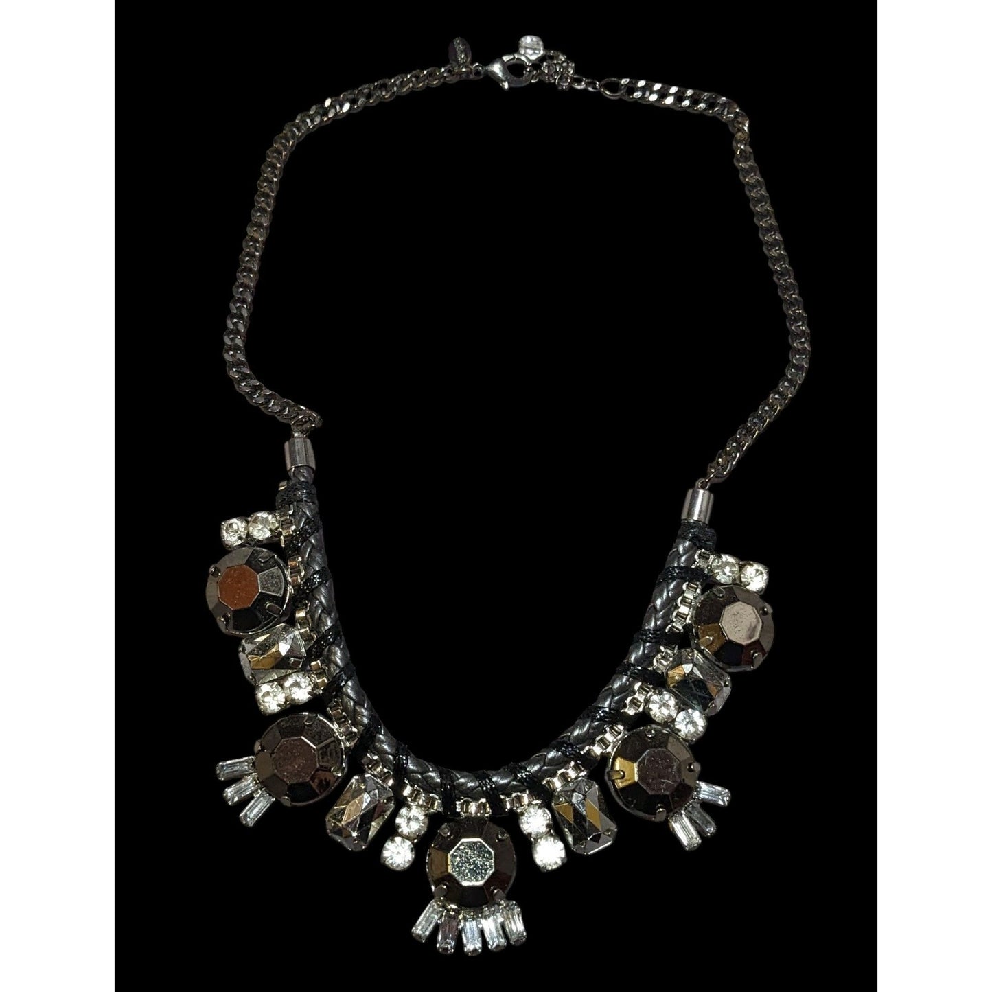 Express Glam Goth Chunky Costume Necklace