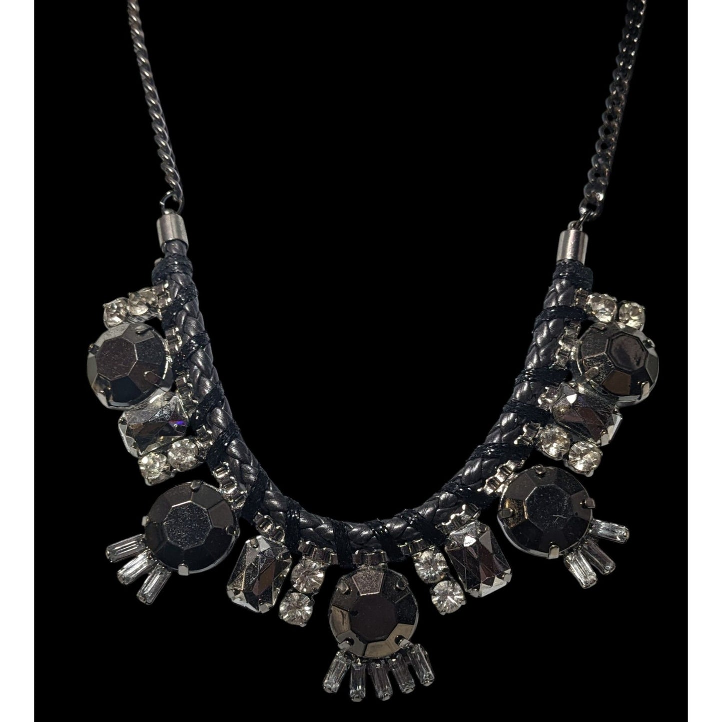 Express Glam Goth Chunky Costume Necklace