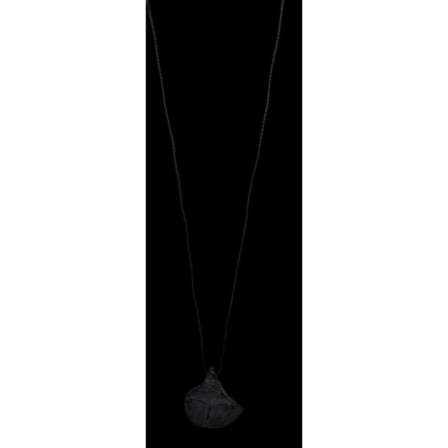 Handmade Butterfly Pendant Necklace Black Fairycore Embossed Jewelry