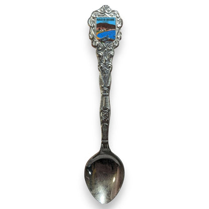 Vintage Travel Silver Tone Playa De Los Cristianos Tenerife Souvenir Spoon 5 Inch