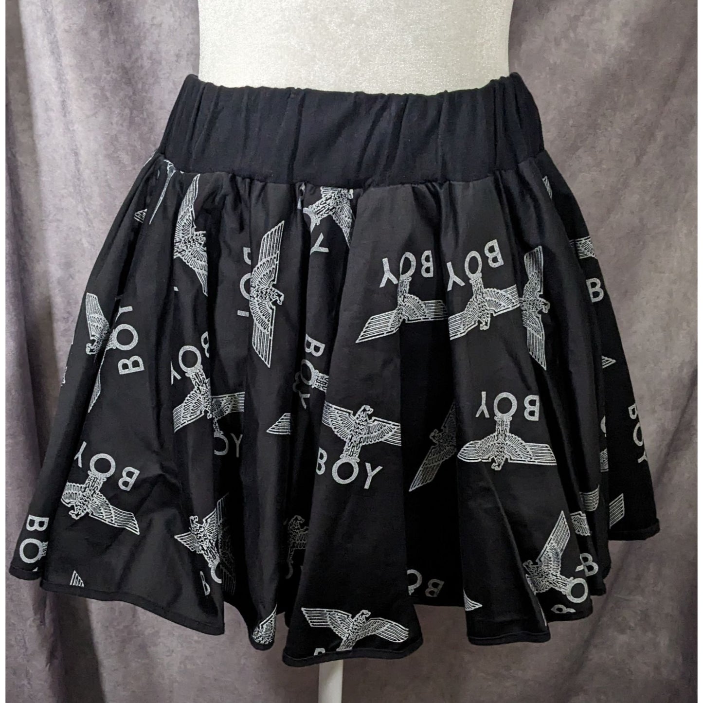 Boy London Black And White Circle Skirt Size Small