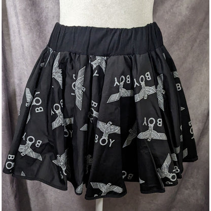 Boy London Black And White Circle Skirt Size Small