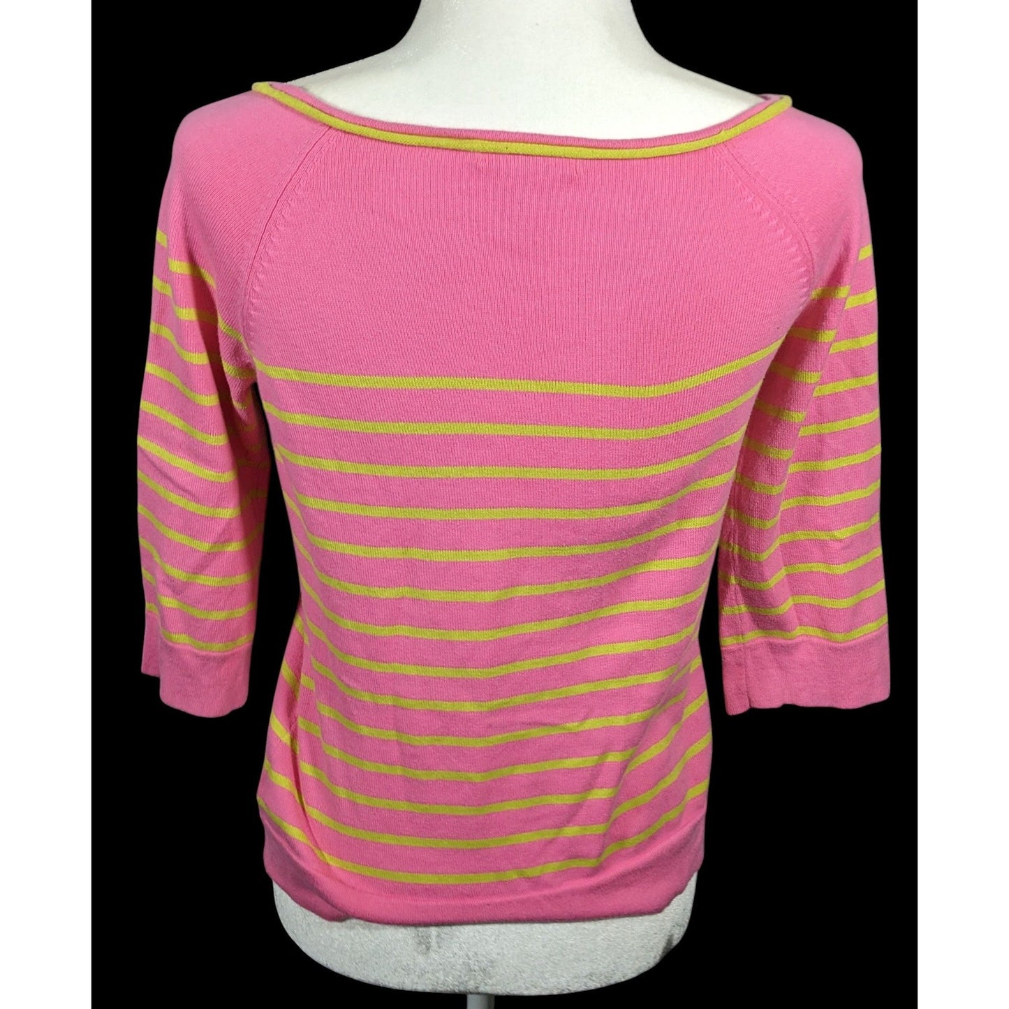 Lilly Pulitzer Pink And Green Striped Top Size XS