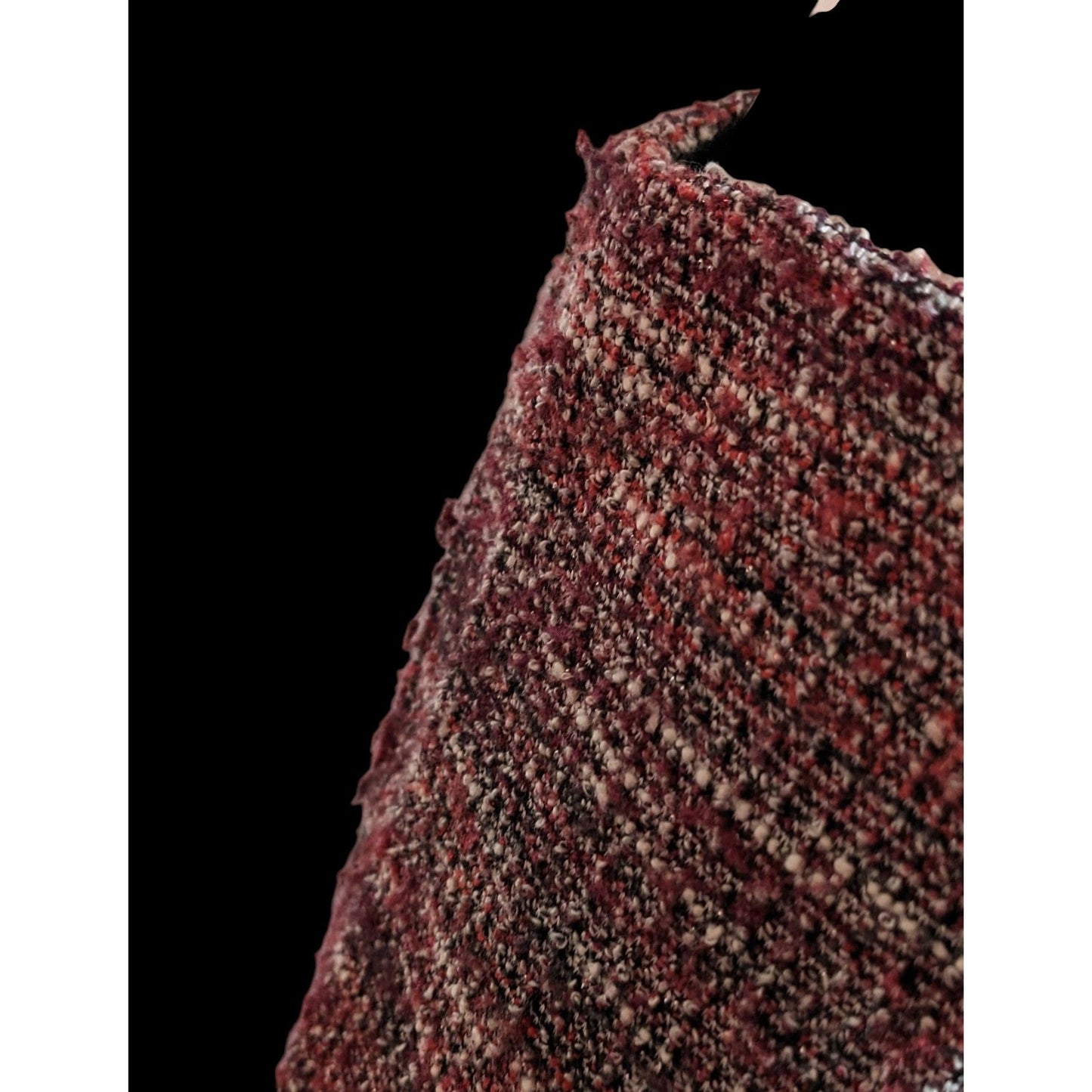 Loft Preppy Pink And Grey Static A-Line Skirt