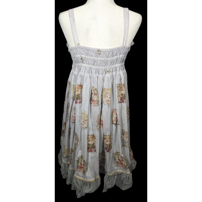 Vintage Whimsical Fantasy Cotton Rabbit Lolita Dress