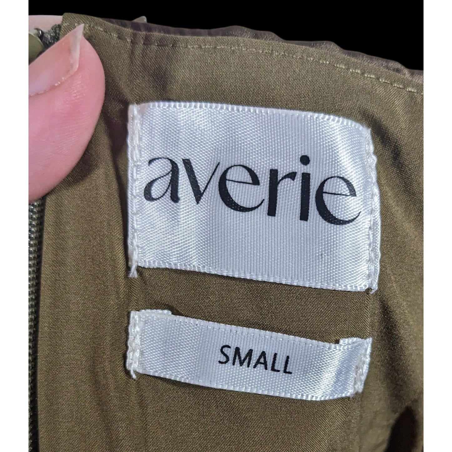 Averie Brown And White Snake Dress With Corset Bodice