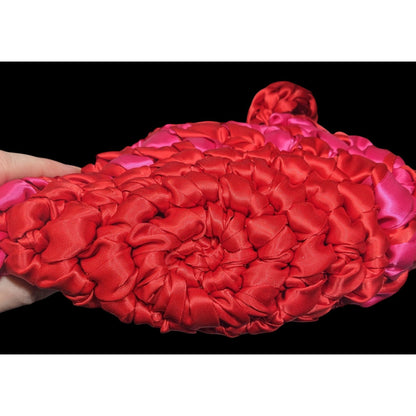 Isla Risa Nest Lipstick Red And Hot Pink Handbag