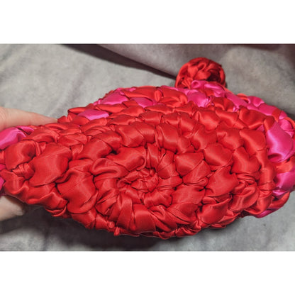 Isla Risa Nest Lipstick Red And Hot Pink Handbag