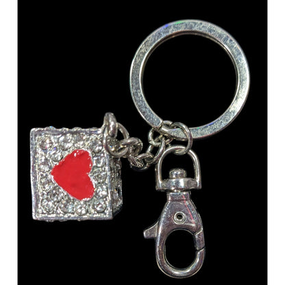 Las Vegas Souvenir Sparkly Rhinestone Dice Keychain