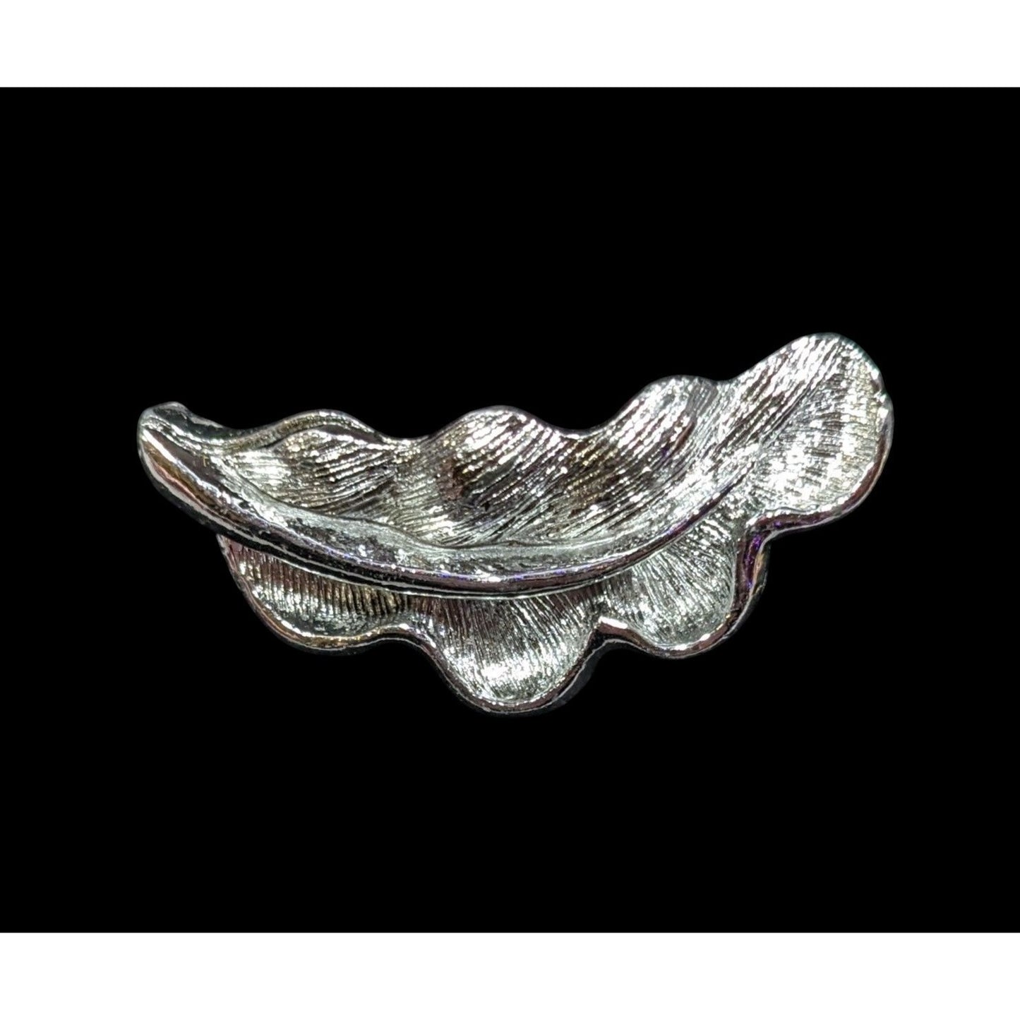 Gerry's Vintage 60s Silver Tone Oak Leaf Brooch