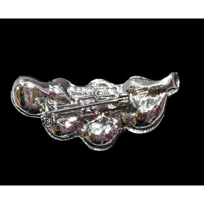 Gerry's Vintage 60s Silver Tone Oak Leaf Brooch