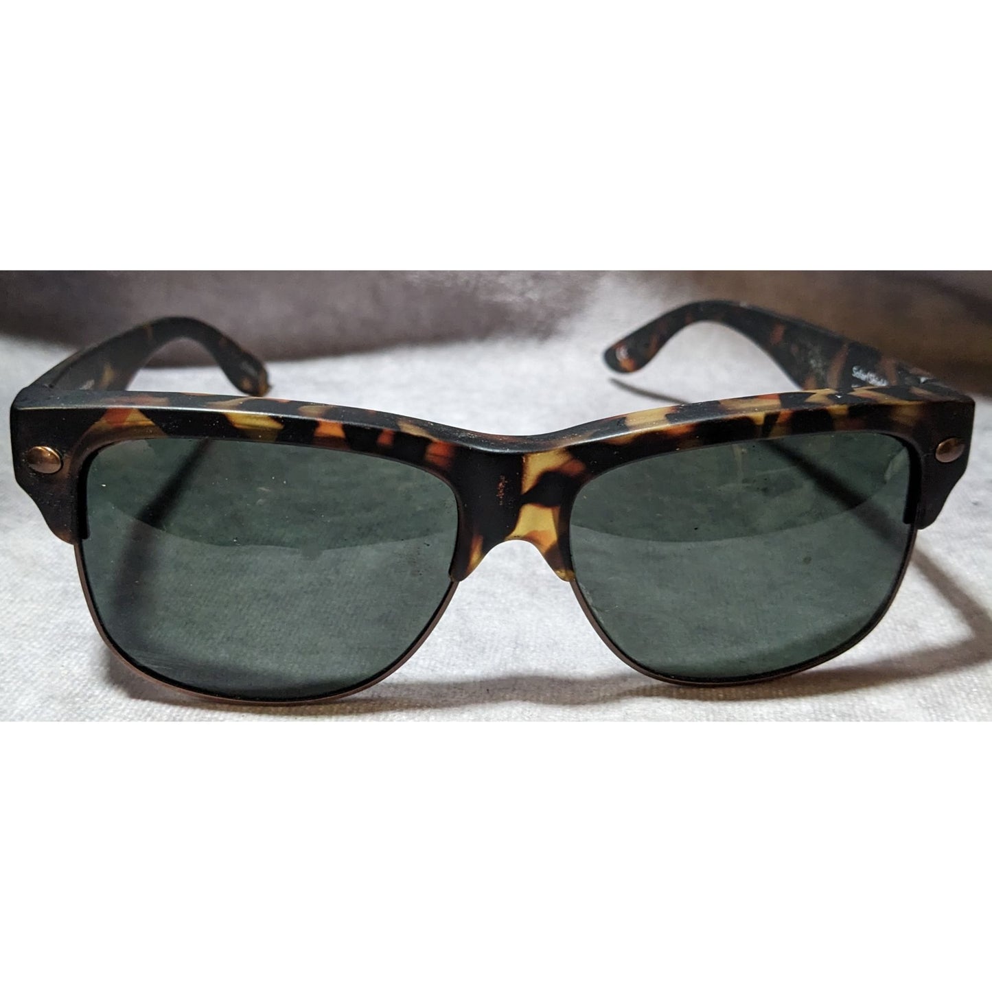 Solar Shield Retro Tortoise Polarized Sunglasses