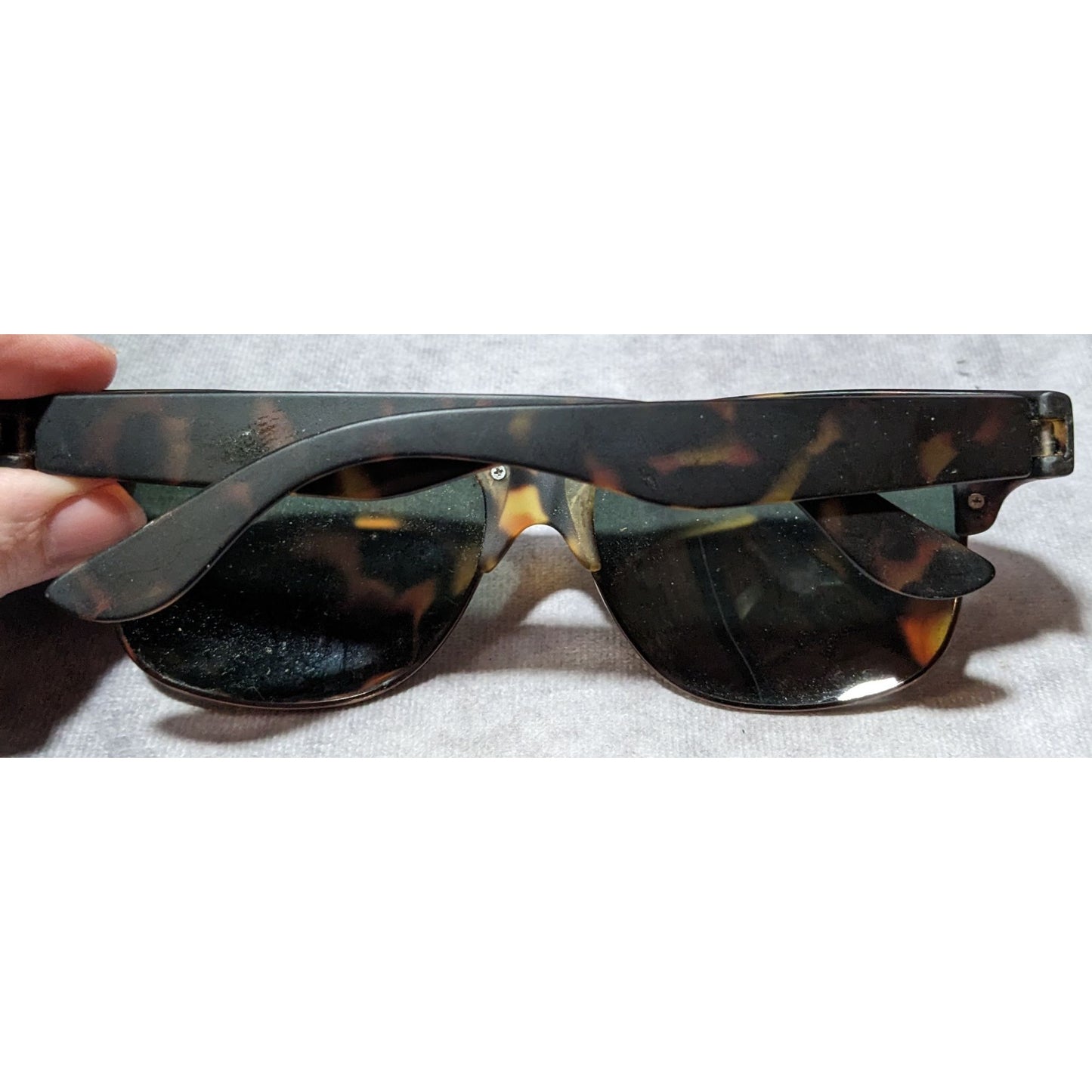 Solar Shield Retro Tortoise Polarized Sunglasses