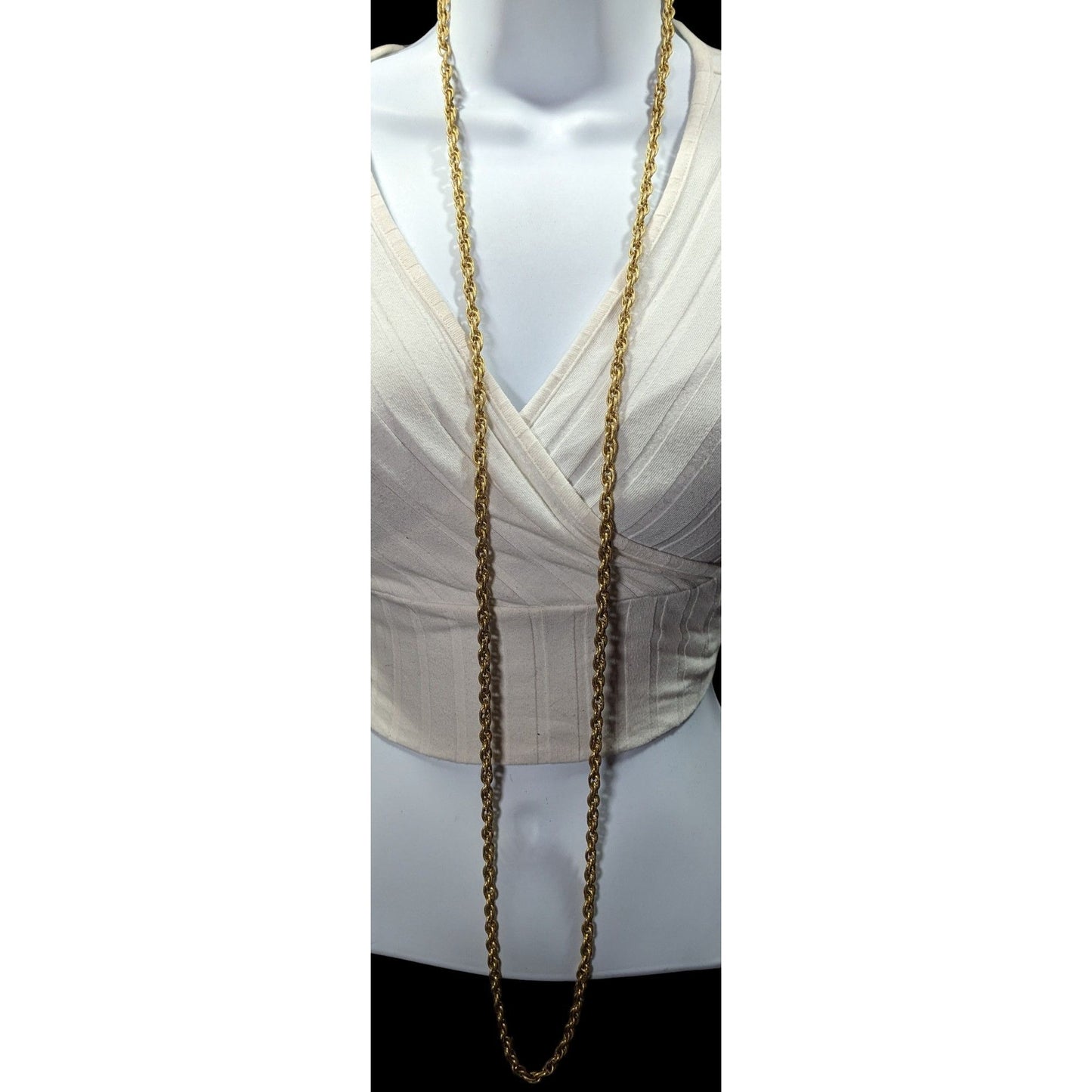 Classic Lightweight Gold Tone Chain Necklace