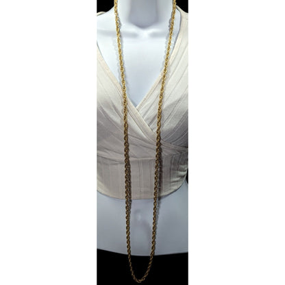 Classic Lightweight Gold Tone Chain Necklace