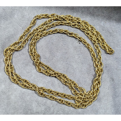 Classic Lightweight Gold Tone Chain Necklace