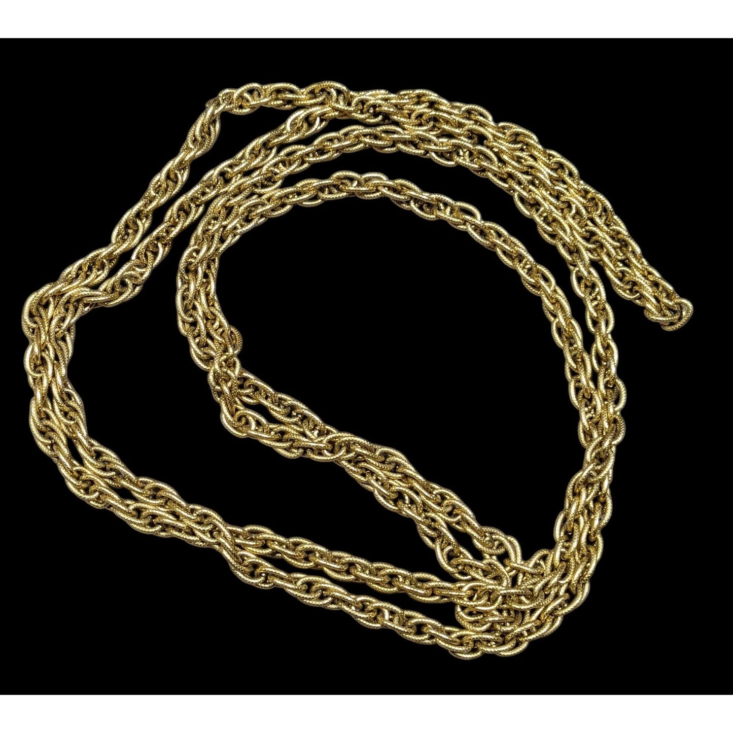 Classic Lightweight Gold Tone Chain Necklace