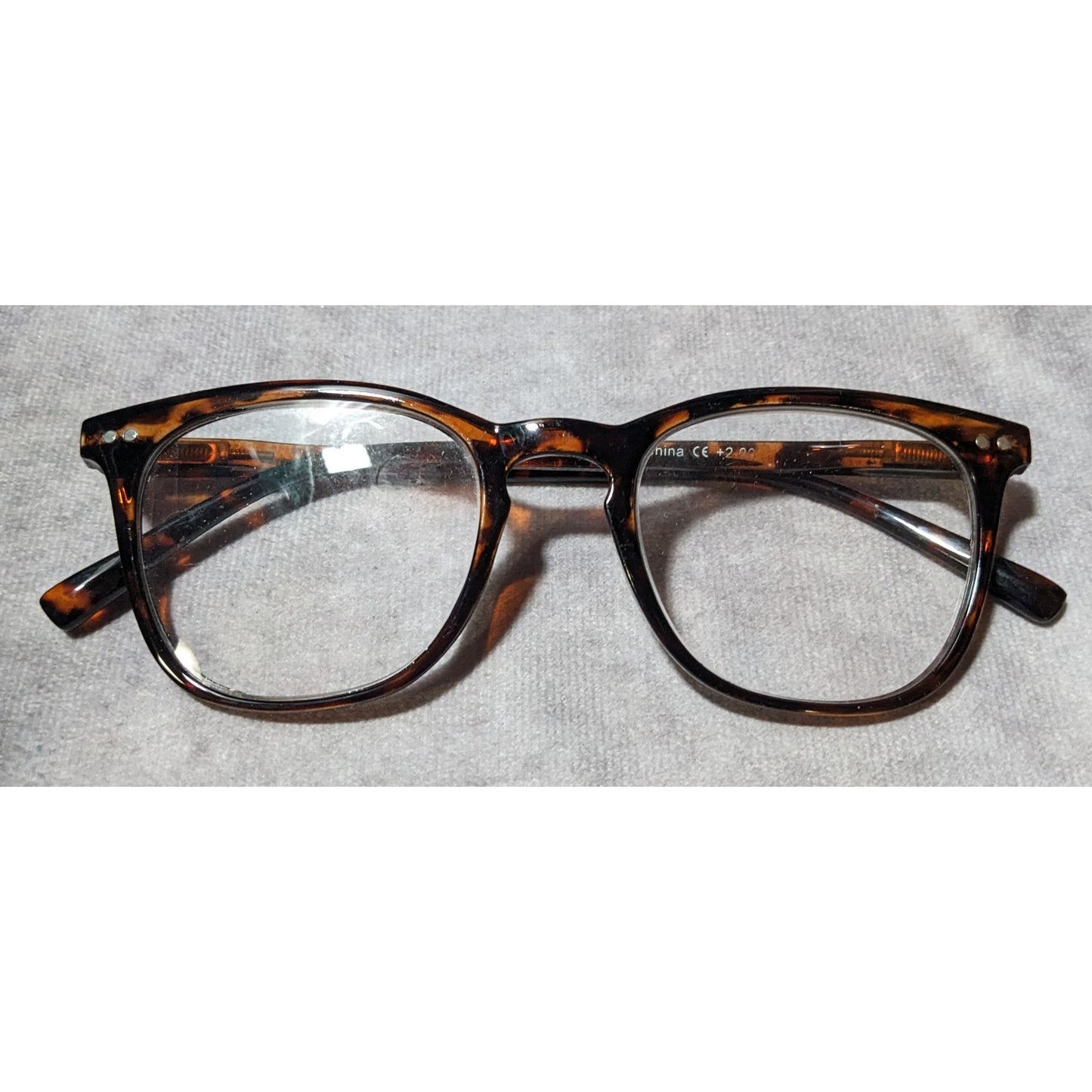 Modfans Retro Brown Tortoise Reading Glasses