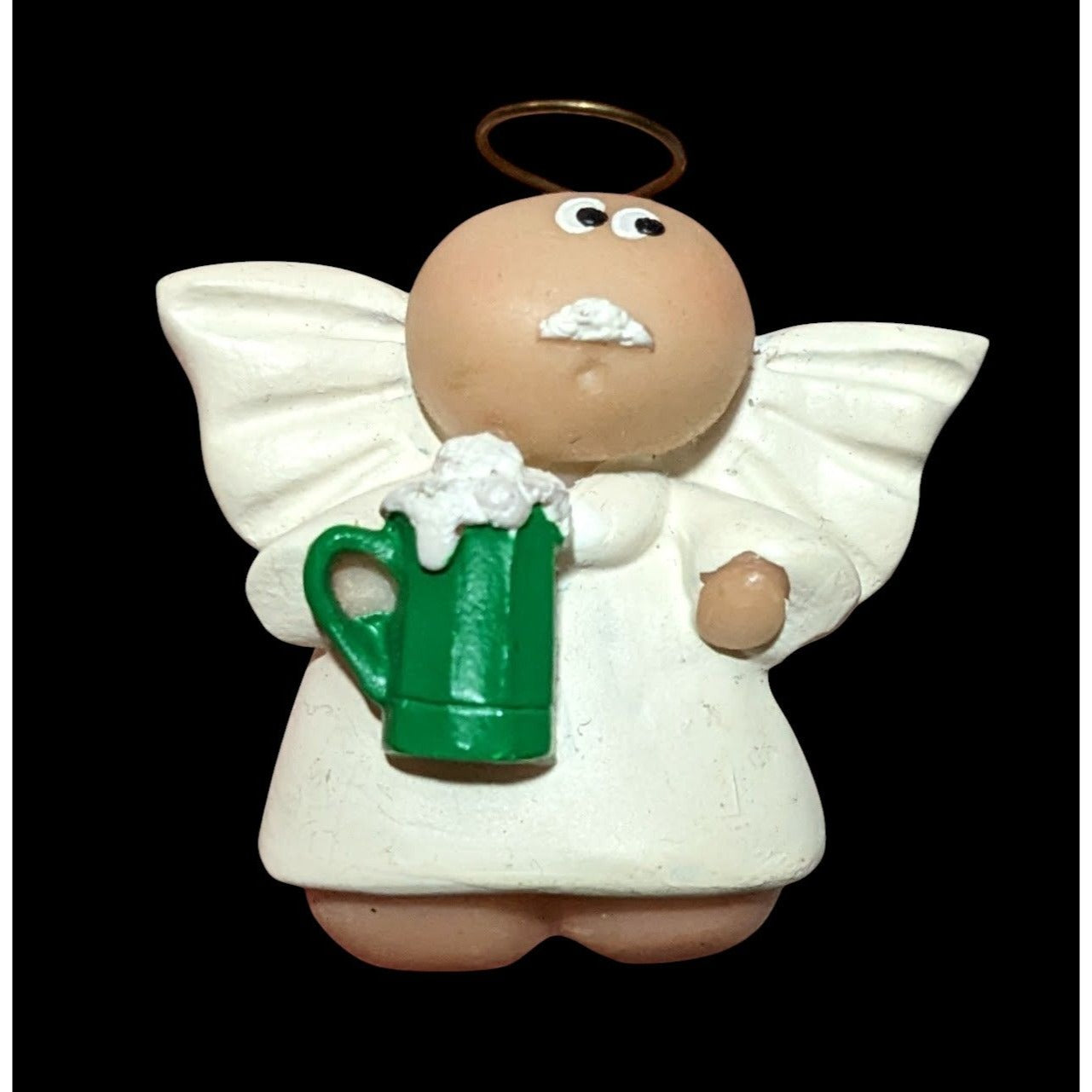 Vintage Kirk Hot Cocoa Drinking Angel Brooch