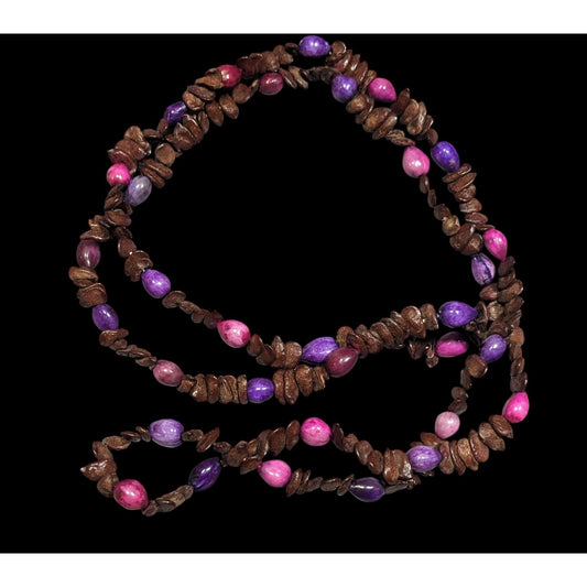 Vintage Fairycore Hippie Apple And Cardamom Seed Necklace