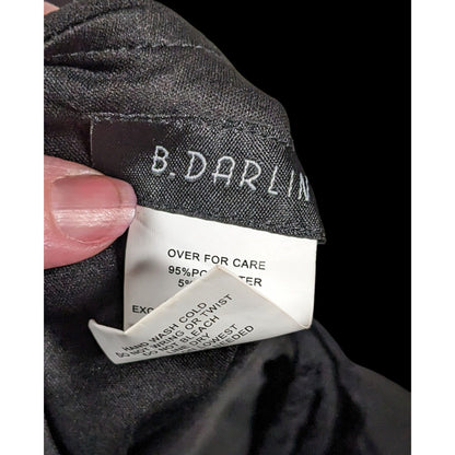 B. Darlin Y2K Gothic Lace Back Fit And Flare Mini Dress Size 9/10