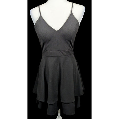 B. Darlin Y2K Gothic Lace Back Fit And Flare Mini Dress Size 9/10