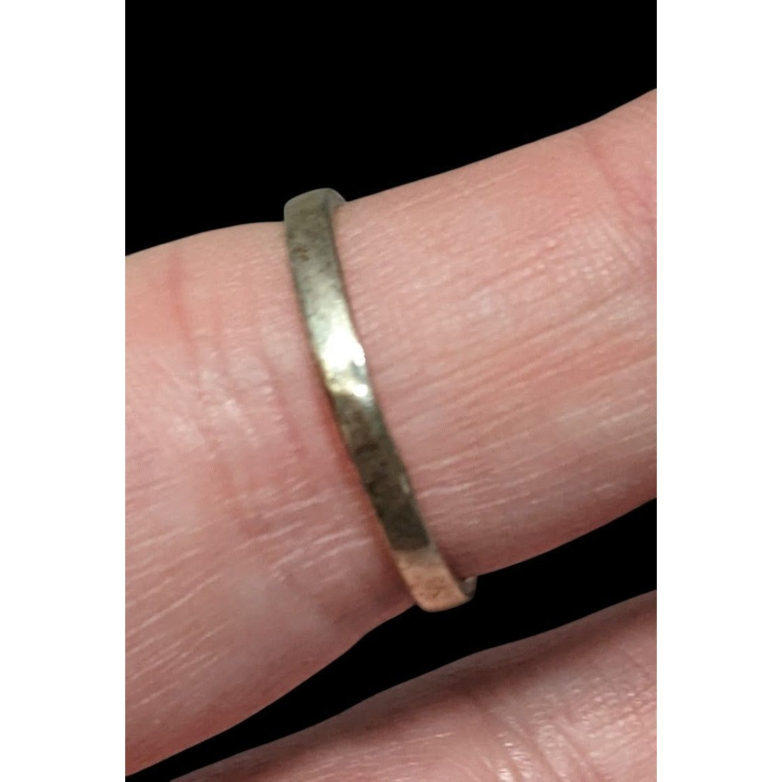 Whimsical Sterling Silver Ring With Teal Stone Size 8