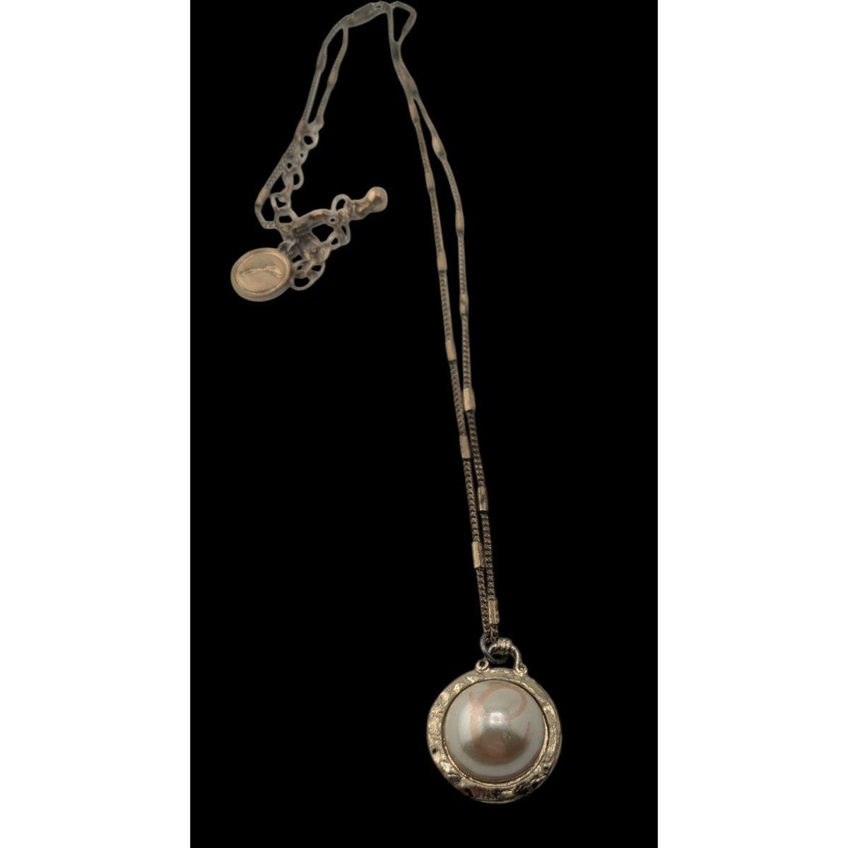 Boho Romantic Vintage Style Jane Marie Faux Pearl Pendant Necklace