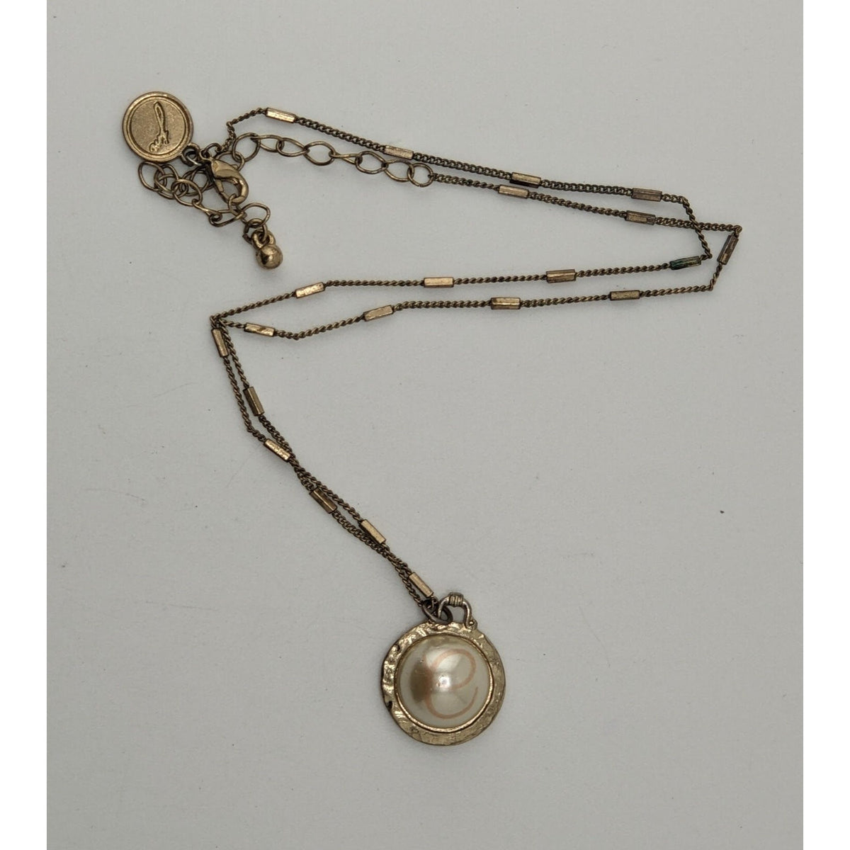Boho Romantic Vintage Style Jane Marie Faux Pearl Pendant Necklace