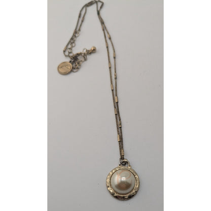 Boho Romantic Vintage Style Jane Marie Faux Pearl Pendant Necklace