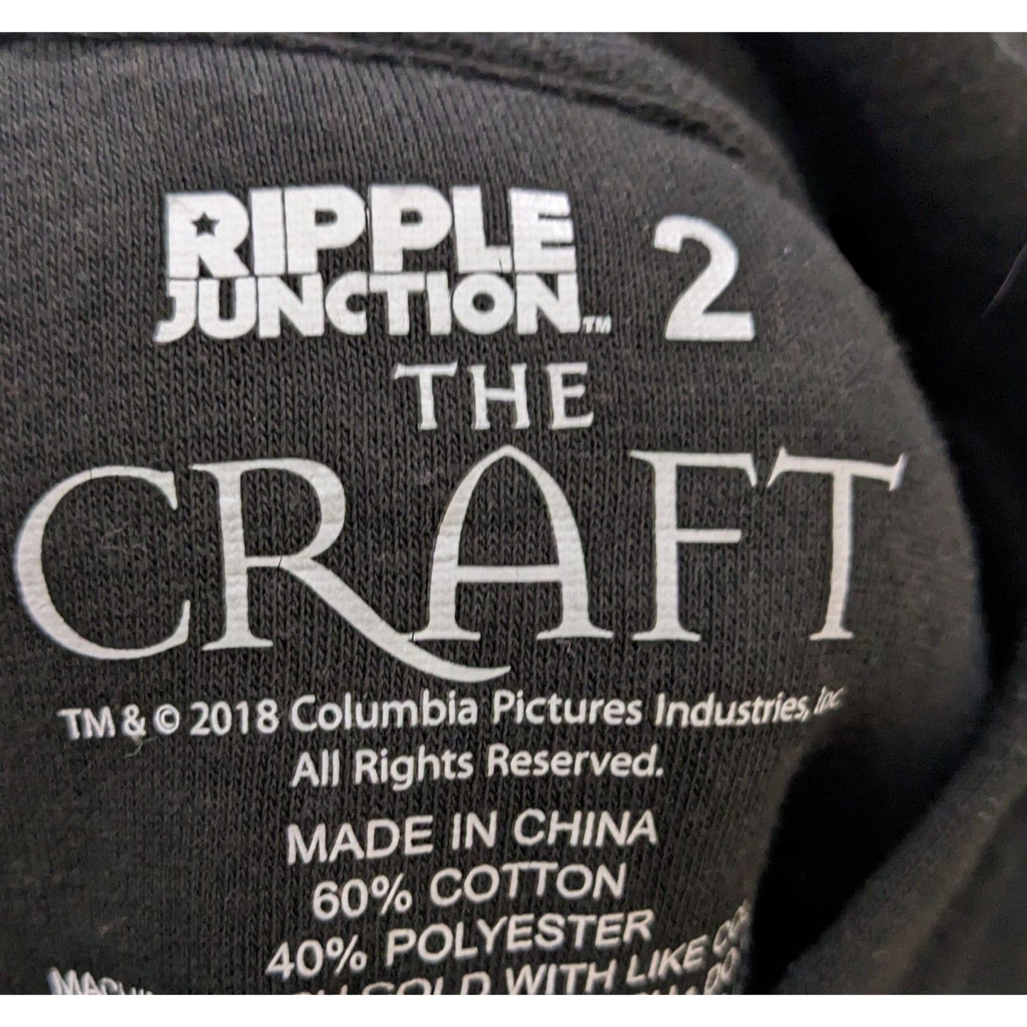 Ripple Junction Gothic The Craft Cropped Hoodie Size 2 Plus