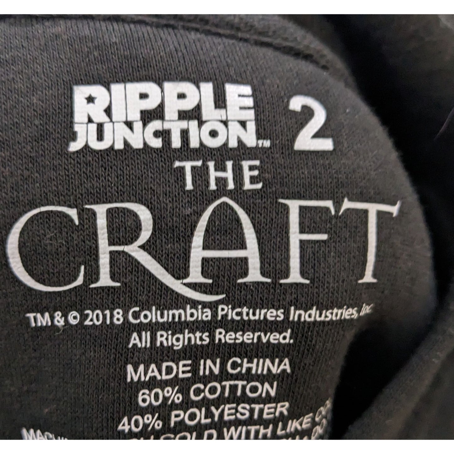 Ripple Junction Gothic The Craft Cropped Hoodie Size 2 Plus
