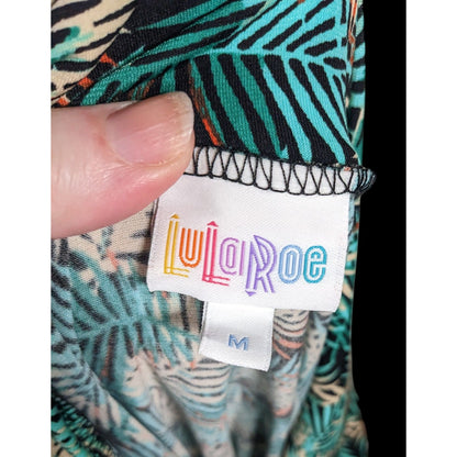 Lularoe Summery Palm Leaf Printed Maxi Skirt