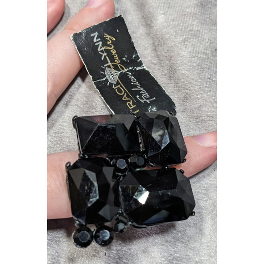 Tracy Lynn Glam Goth Around Midnight Statement Ring