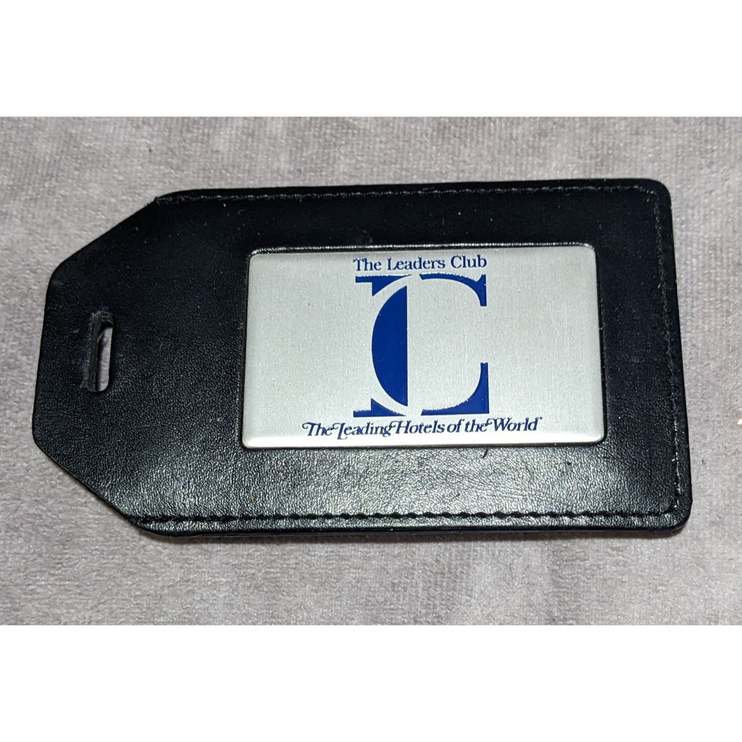 Leeman Ilani Cowhide Leaders Club Luggage Tag