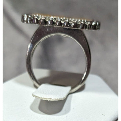 Vintage- Retro Burlesque Can-Can Dancer Illustration Ring Size 5